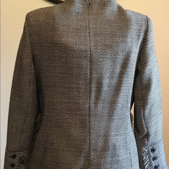 Harve Bernard wool blazer black & white size 8 - Picture 4 of 7